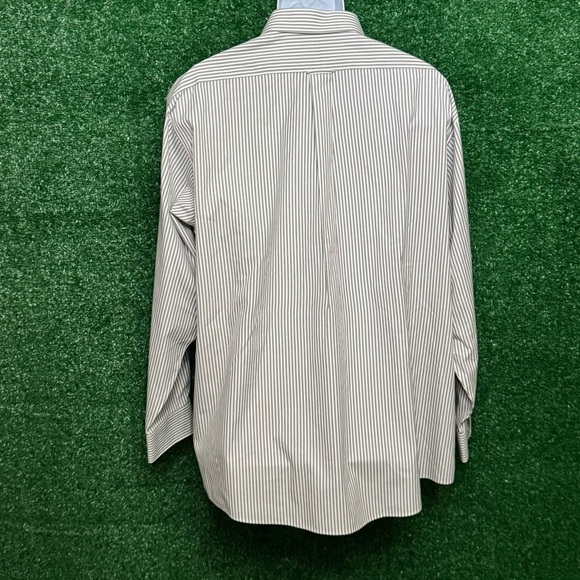 Roundtree & Yorke Black and White Casual Button Down Shirt - Picture 4 of 5